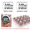 LAOPAO Stopwatch, 1/100 Seconds Precision 2 Pieces Memory Data Daily