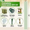 DUSPRO DIY Moss Pole Kit, Metal Moss Pole for Plant