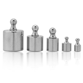 Grams Set of Calibration Weights, 5pcs Balance Scale Weights Set for Digital Balance Scales, Jewellery Scale -1g/2g/5g/10g/20g, M2 Steel Chrome Plated