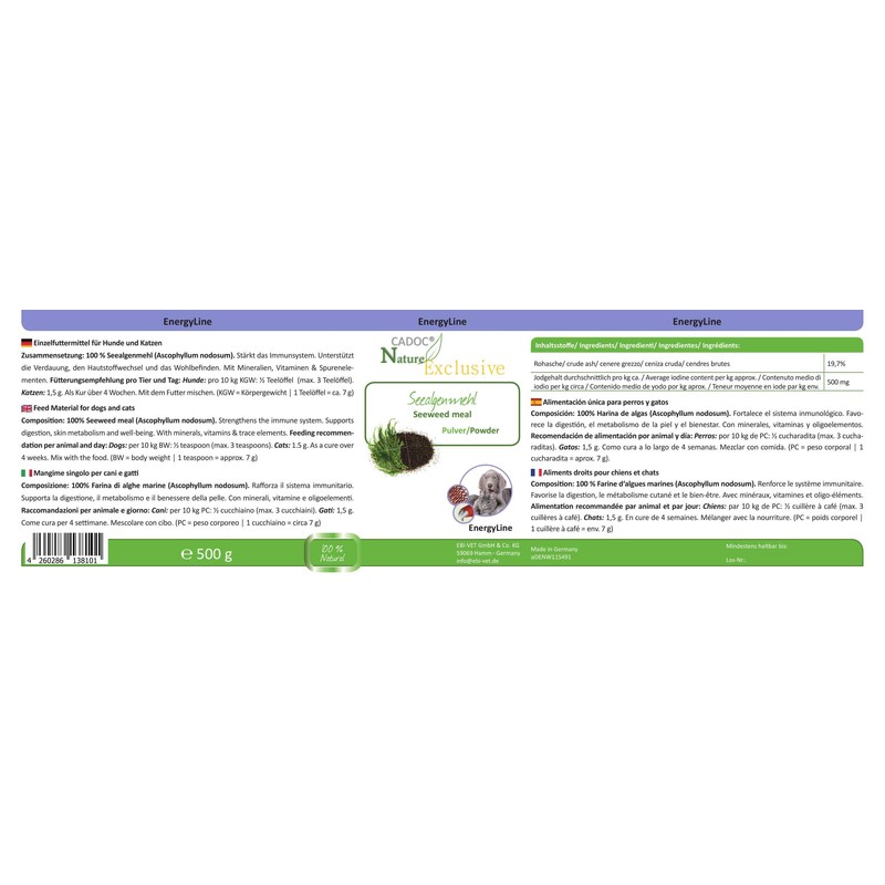 Cadoc - Nature Exclusive Algae Flour