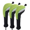 Andux 3Pack Long Neck Golf Hybrid Club Head Covers Dial