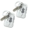 EsiFare Card Case, Key Holder, Clear on Both Sides, Set