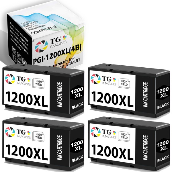 TG Imaging Compatible PGI1200 Black Ink Cartridge Replacement for Canon
