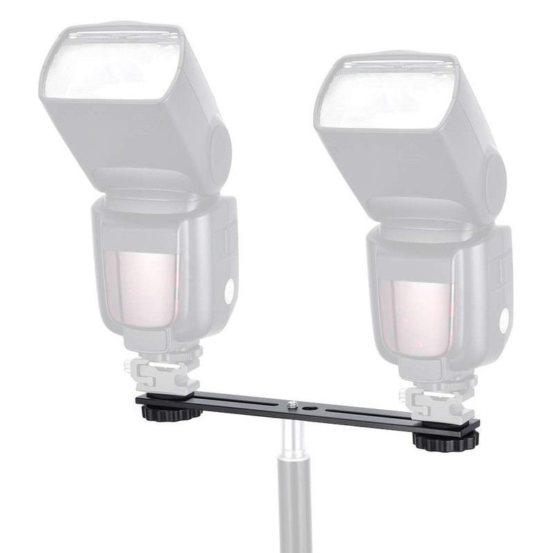 UTEBIT Dual DSLR Flash Camera Bracket – Pack of 2