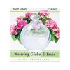 Plant Nanny 8118 12oz Clear Spiral Fluted Watering Globe and