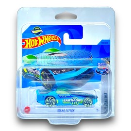 Hot Wheels Solar Reflex (Blue) 5/10 HW Metro - 2023-136/250(Short Card) - COMES IN A KLAS CAR KEEPER PROTECTIVE COLLECTORS CASE - HKG90