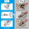 HanOrson 165° Cabinet Hinges, 2 Pairs Full Overlay Frameless Cabinet