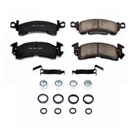 Power Stop Z23-052 Front Z23 Evolution Sport Carbon Fiber Infused Ceramic Brake Pads with Hardware