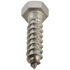 Hillman 832062 3/8 x 1-1/2-Inch Stainless Steel Hex Lag Screws,