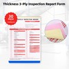 30-Pack Annual Vehicle Inspection Report Form, 3-Ply Carbonless Form and