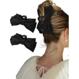 juyght Strong and Stable Hair Bows Claw Clips for Women - Big Knot Clips for All Hair Types