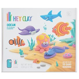 Fat Brain Toys Hey Clay Ocean Creatures - Clay Kit with Interactive App, Kids & Tweens