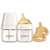 Natural Nursing Glass Baby Bottle - with Anti-Colic Vent System