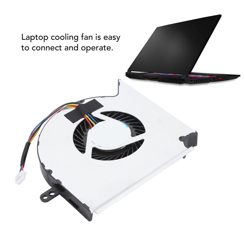 4 Pin Laptop Cooling Fan Replacement for MSI GE75 GP75