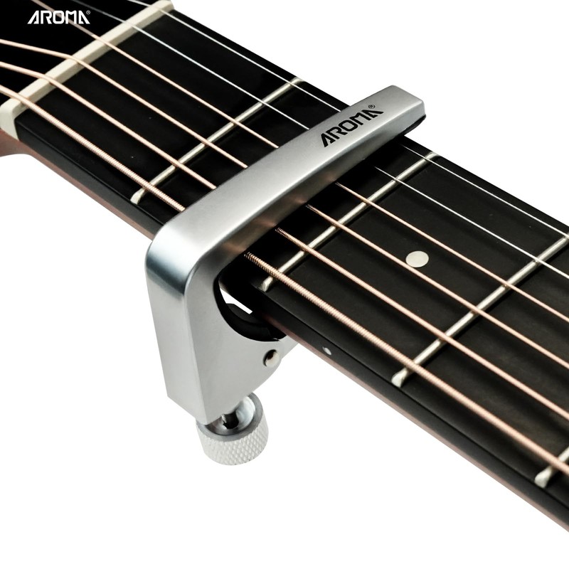Aroma Professional Guitar Capo Adjustable Tension for 6 String Acoustic