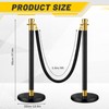 Wesiti Stainless Steel Stanchions Post with 3 Pcs 5 ft