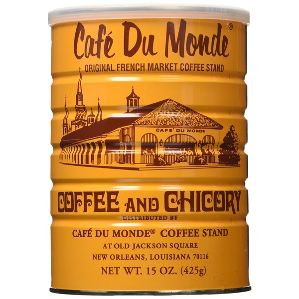 Cafe Du Monde Coffee Chicory, 15 Ounce (Pack of 3)