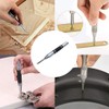XUKZIMA 1 Pcs Automatic Center Punch, 5" Spring Loaded Center