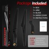 OTUAYAUTO Rear Windshield Wiper Arm Blade Set - Replacement for