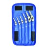 Set 6 Chrome Torx Hex Pro Wrenches T25-T50 with Pouch