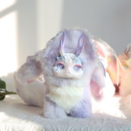 CALEMBOU Plush Doll Blind Box, Rabbit and Dragon Fantasy Forest Biological Tea Series Plush Mystery Toys, Soft Anime Plushies for Girls