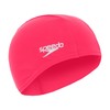 Speedo Junior Polyester Swimming Cap | Kids Swim, Black, One