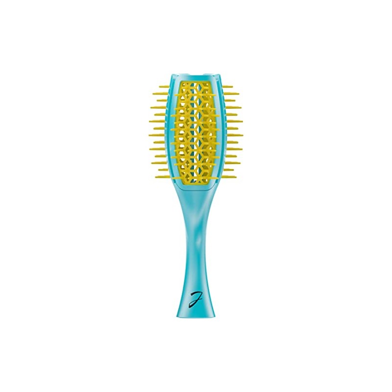 Janeke Tulip Brush - Turquoise/Yellow