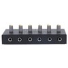 6 Channel Compact Audio Mixer Mono Stereo Switching 6 in