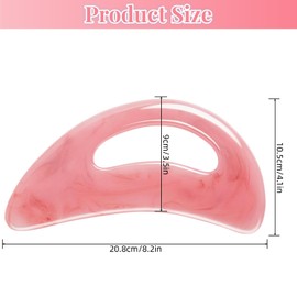 Body Gua Sha Massage Tool, Large Gua Sha Massager Lymphatic Drainage Massager Muscle Relaxation and Relieve Fatigue Scraping Tool with Handle for Face Neck Back Legs Muscle