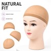 4 Pieces Wig Caps Breathable Ultra-thin Stretchy WigCap Stocking for