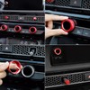 Aluminum Air Conditioning Control Knob Covers Compatible with Honda Civic
