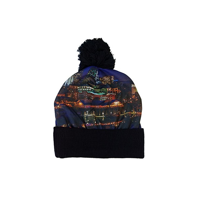 Sacramento Skyline Pom-Pom Beanie SnapSkull Exclusive Multi