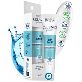 Celenes by Sweden Intensive Moisturising Lip Balm with Cloudberry, Thermal Relaxing and Revitalising, Sun Protection SPF 15 Lip Balm (Pack of 2), 10 ml (Thermal)
