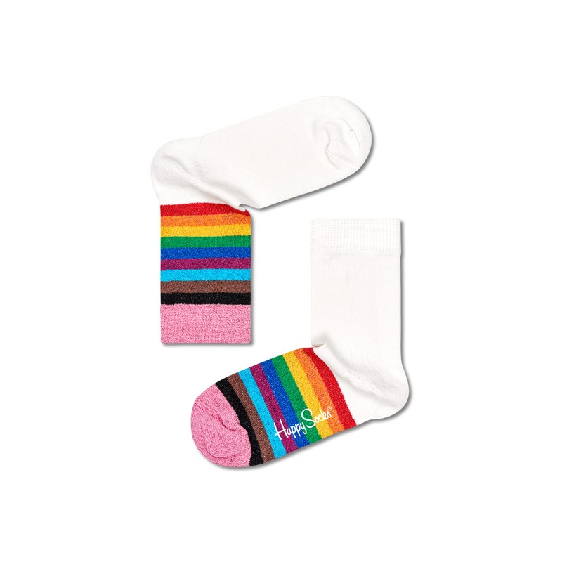 Happy Socks 3-Pack Pride Socks Set, Colourful and Cheerful Socks