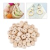 Geometric Wooden Beads, Faceted Wooden Beads, Wooden Beads, DIY Accessories,