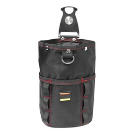 Tool Belt Pouch, Woodworking Utility Pouch with Belt Clip, Multifunctional Waist Storage Pocket for Tape Measures Nails Screws Drills