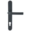 Hoppe Black 'Birmingham' Pair Handle 92PZ or 92mm Sprung Lever