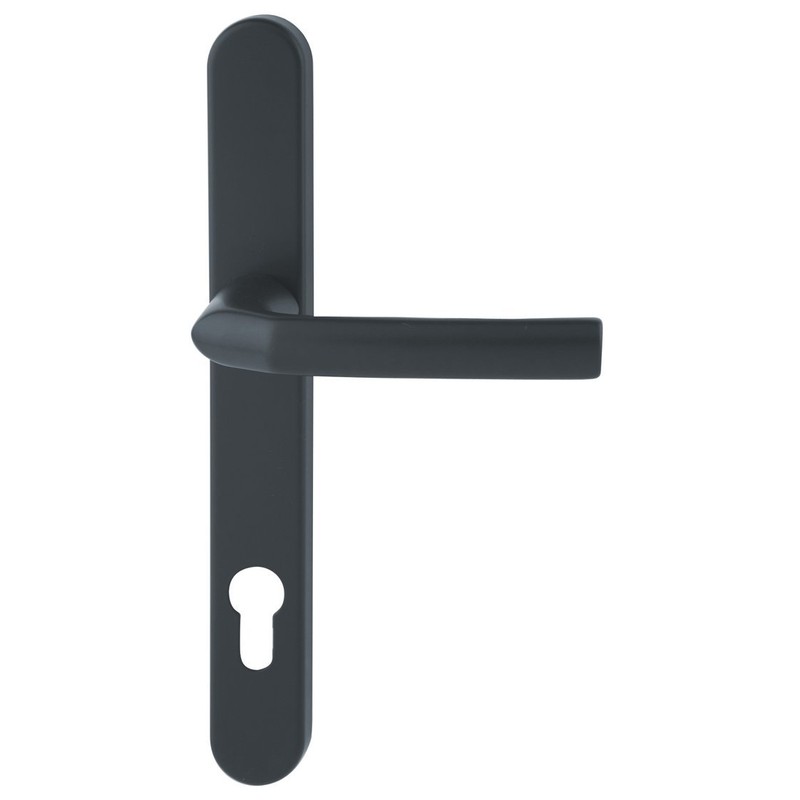 Hoppe Black 'Birmingham' Pair Handle 92PZ or 92mm Sprung Lever