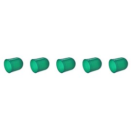 Dark Green Bulb Cover Cap Boots 5-Pack, 10mm T3.25, G3.25, fits 193, 194, 44, 47