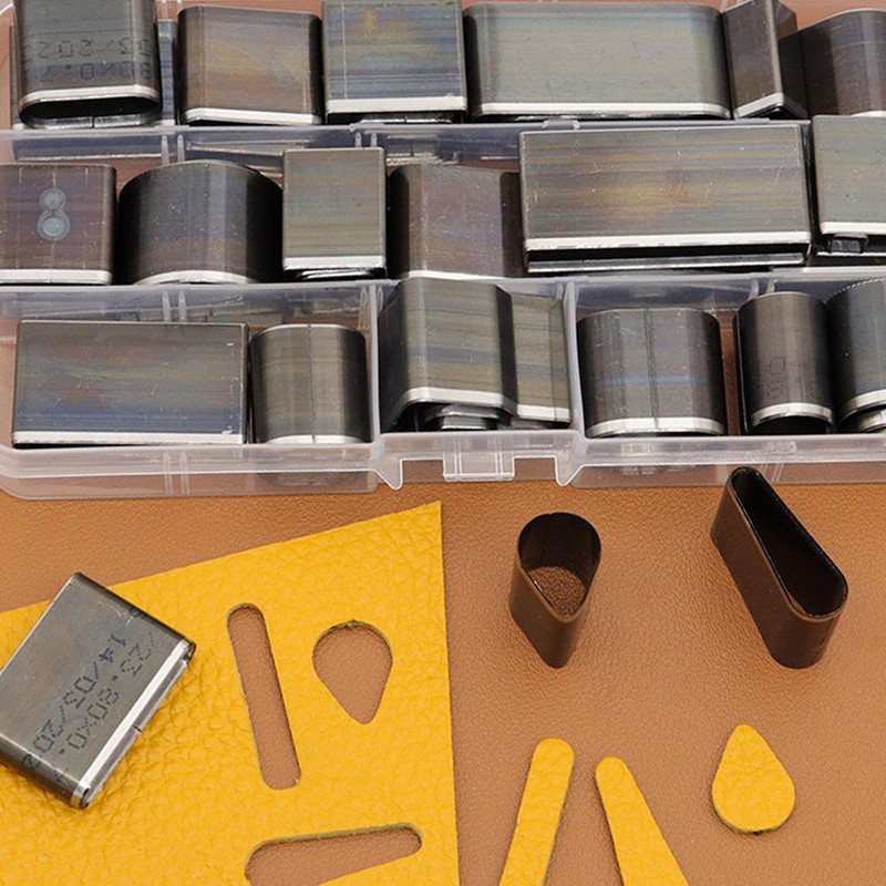 52 Pcs Leather Cutter Leather Hand Punch Craft DIY Craft