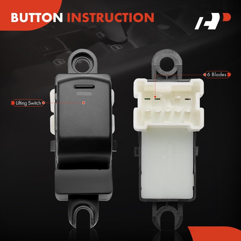 A-Premium Power Window Switch Compatible with Nissan Frontier 2005-2021, Pathfinder