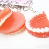 KESYOO 10Pcs Keychain Funny False Tooth Design Adorable Hanging Ornament