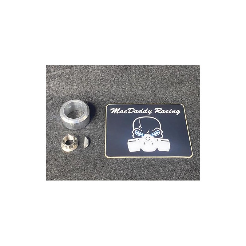 MacDaddy Racing TITANIUM Flywheel Nut with Key and Aluminum Transmission