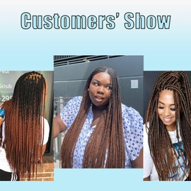 Pre Stretched Braiding Hair, 26 Inch Long Braiding Hair for Hair Braids,3 Packs Yaki Texture Synthetic For Women.(1B,26inch) (1b-27-30)