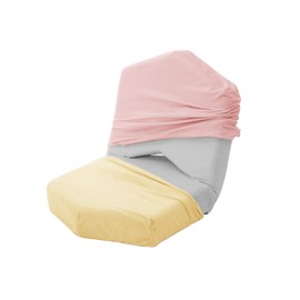 Celtan D898a-648PIK Seat Cover, For Back Use, Silver Pink
