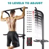 Unbranded Height Adjustable Dip Station Pull Up Bar For Home