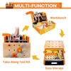 Wooden Kids Tool Bench 54 PCS Montessori STEM Tool Set