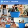 IPOW 2Pack Extra Large Ice Block Molds,16LBS Reusable Giant Ice