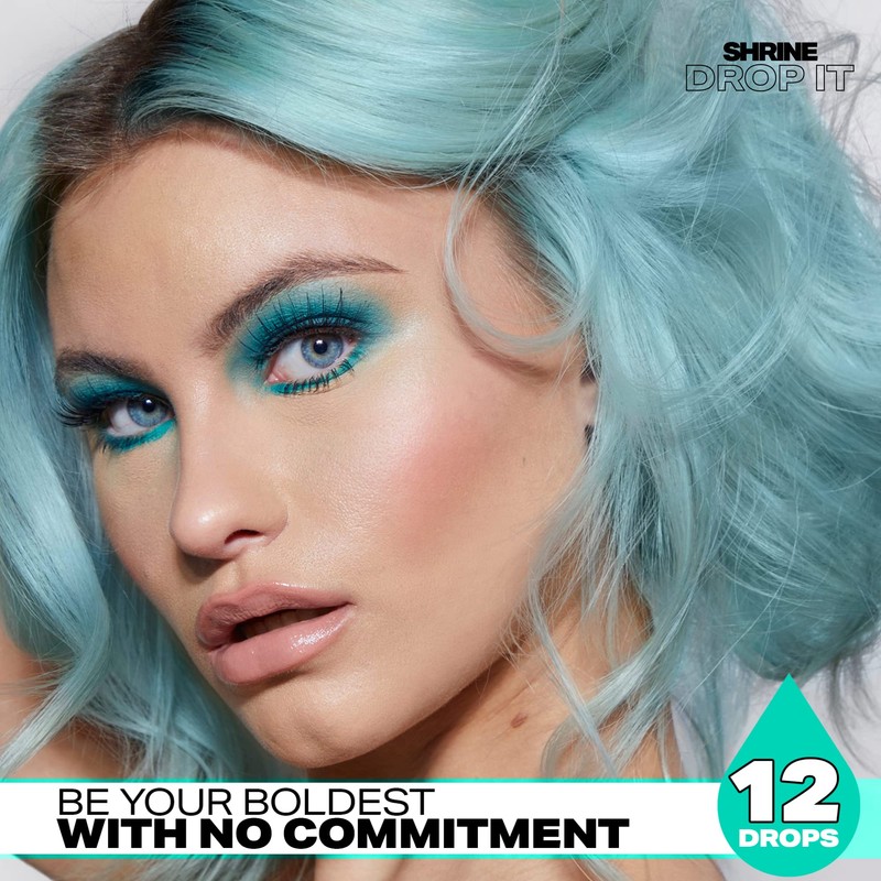 SHRINE Drop It Semi-Permanent Hair Dye Drops Aqua 20ml