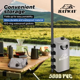 Hatway Canopy Water Weight Bag,220 LBS Water Tent Weights Set of 4 Leg Weights for Pop Up Canopy,Gazebo,Canopies,Tent-4 * 25L-Gray